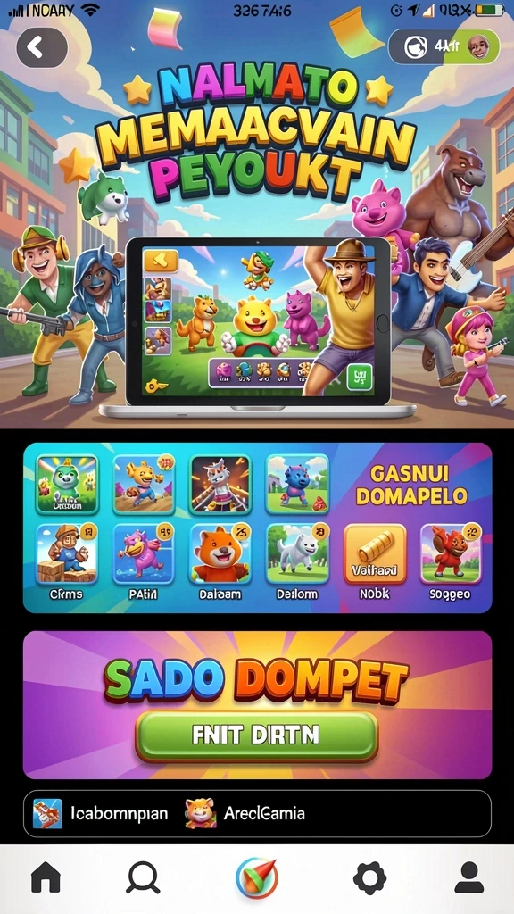 5rt - Tampilan awal game yang menarik dan intuitif.