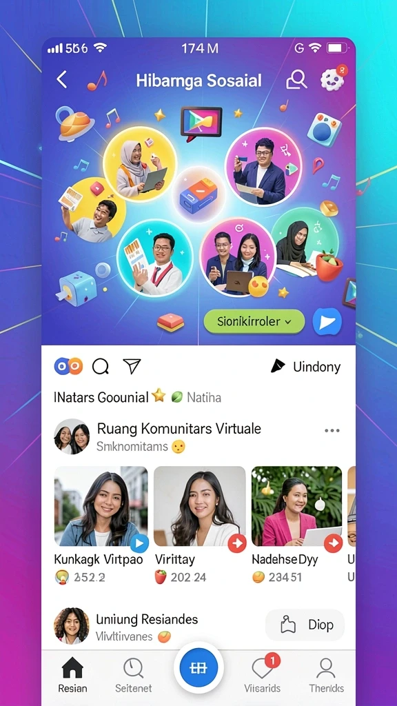 6svip - Menggambarkan aksi seru karakter selama permainan.