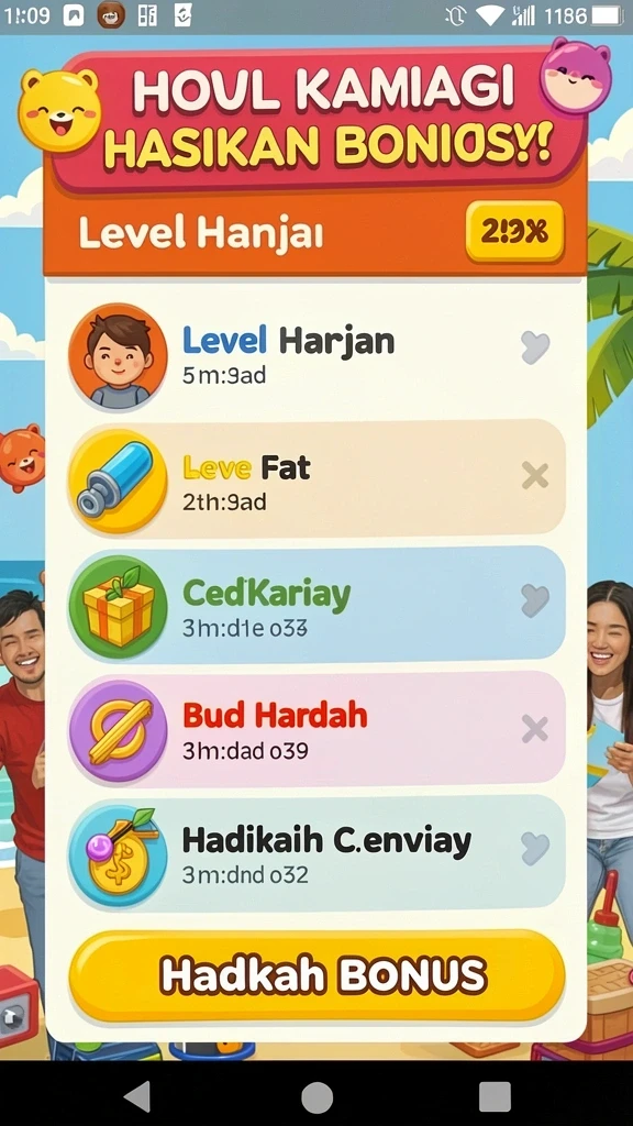 daya138 - Beragam tantangan menunggu di setiap level.