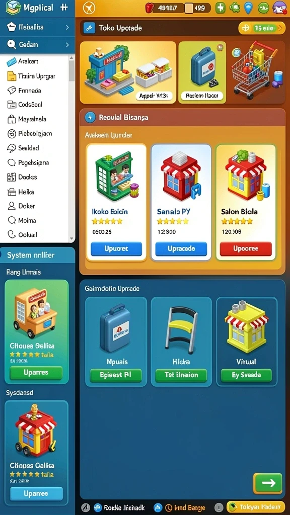 ggg888 - Tampilan menu utama yang interaktif dan menarik.