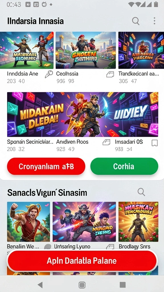 ggg888 - Tampilan level yang penuh warna dan detail.