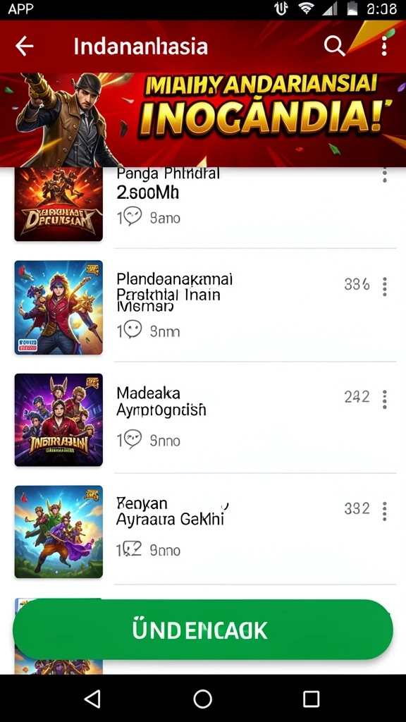 pisang123 - Tangkapan layar menunjukkan leaderboard dengan skor tinggi.