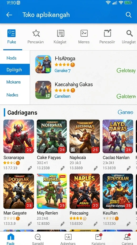 rejekigames - Tampilan awal yang menarik dan mudah dipahami.
